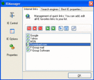 IEManager screenshot